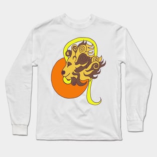 Leo, the lion, sign of the zodiac Long Sleeve T-Shirt